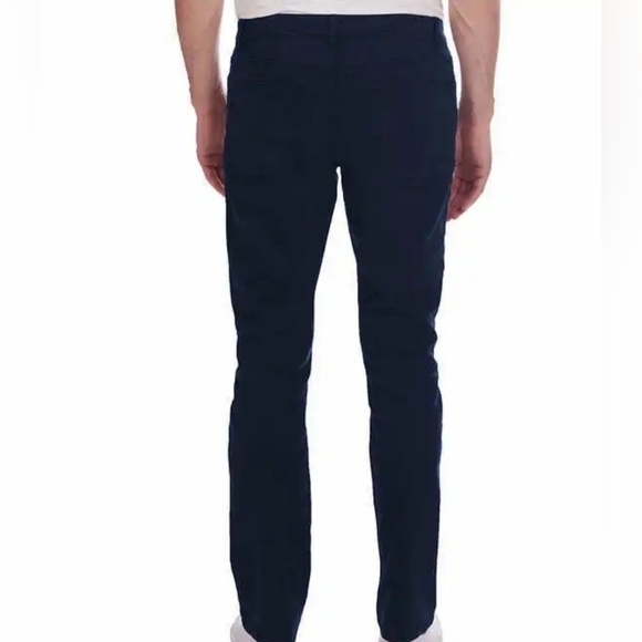 Jachs New York Men's Stretch Straight Fit Mid-Rise Navy‎ Blue Pant 36" x 29". - Picture 3 of 9